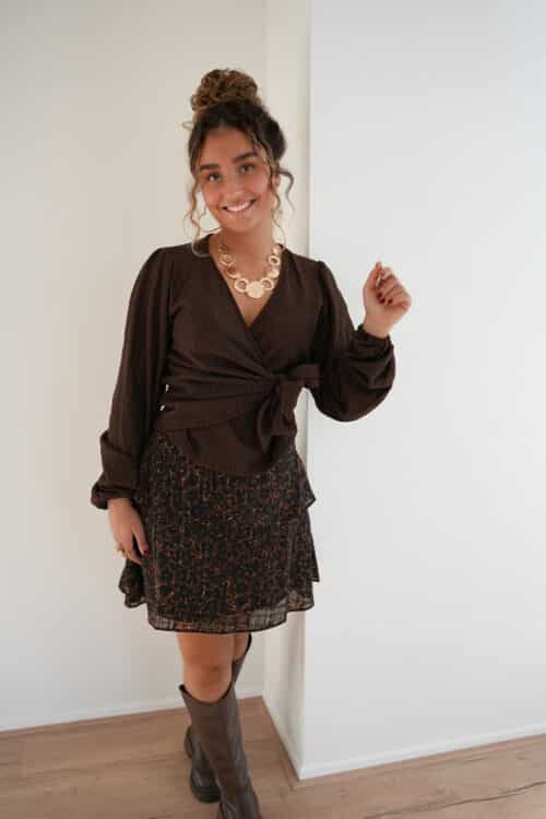 Alternative view of Lofty Manner Top Minna Brown