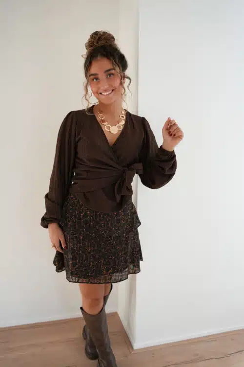 Alternative view of Lofty Manner Top Minna Brown