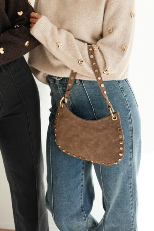 Maya Studs Bag Taupe