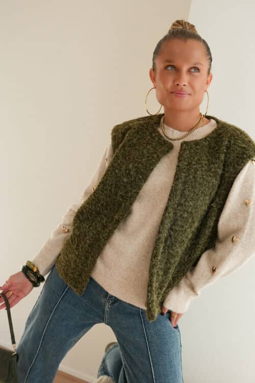 Alternative view of Lynn Gilet Khaki .