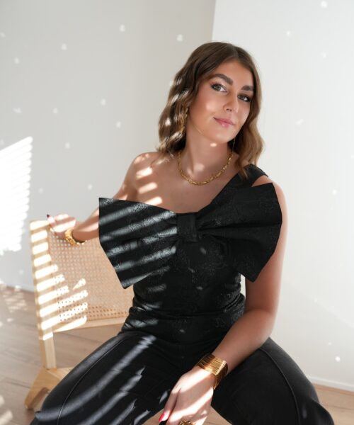 Alternative view of Lofty Manner Top Solange Black