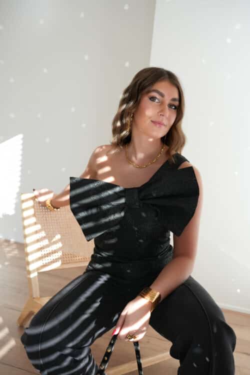 Alternative view of Lofty Manner Top Solange Black