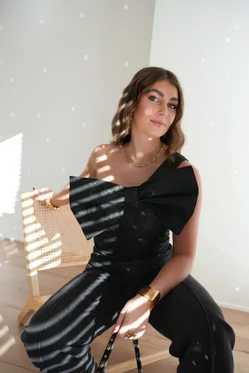 Alternative view of Lofty Manner Top Solange Black