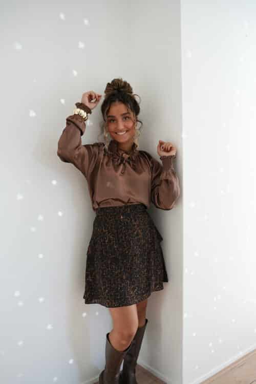 Alternative view of Lofty Manner Blouse Tyra Dark Brown