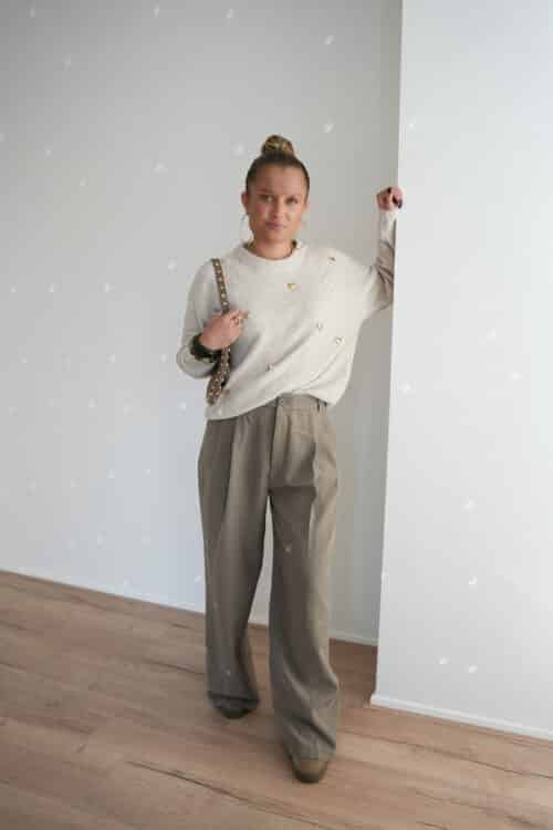 Maria Pantalon Khaki .