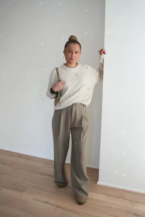 Maria Pantalon Khaki .