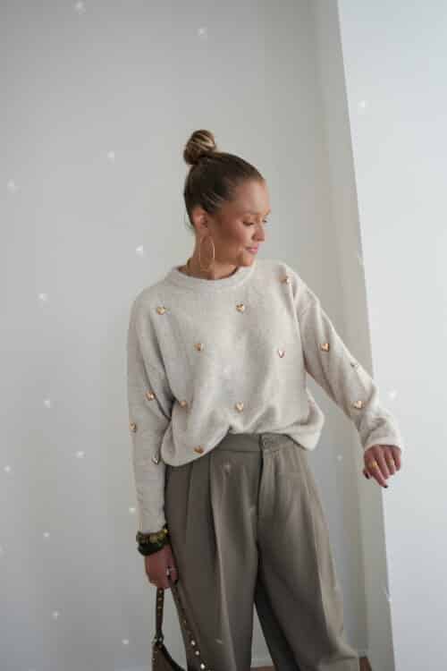 Tami Hearts Allover Sweater|