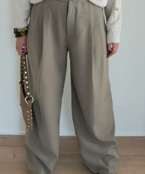 Alternative view of Maria Pantalon Khaki .