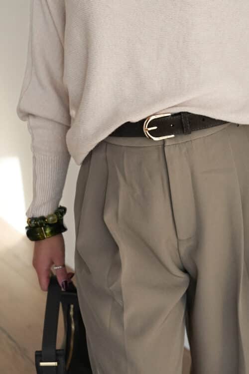 Joany Belt Suede Brown