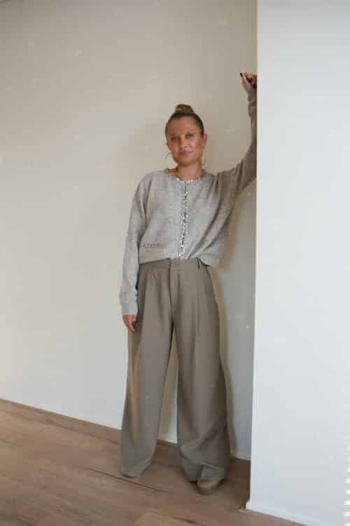 Alternative view of Lina Cardigan Taupe *