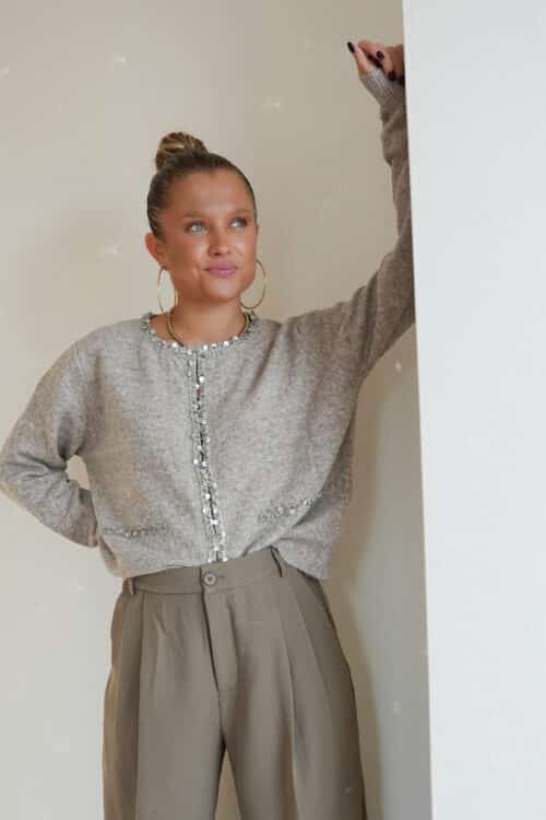 Lina Cardigan Taupe *