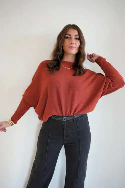 Alternative view of Renske Sweater Rust