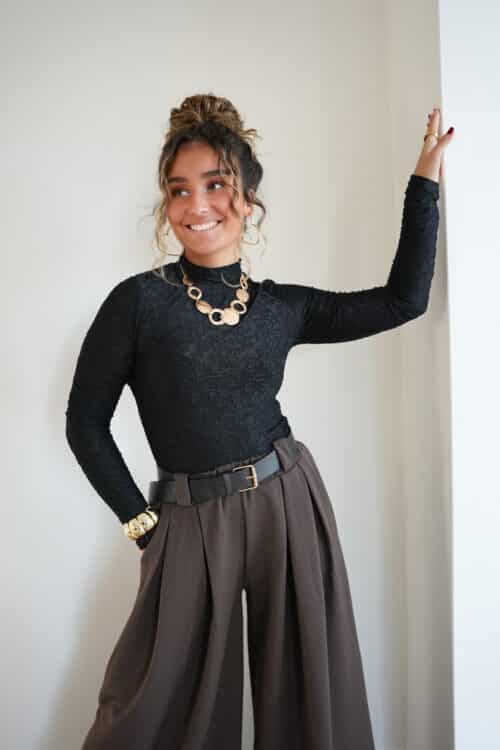 Alternative view of Lofty Manner Top Eliora Black