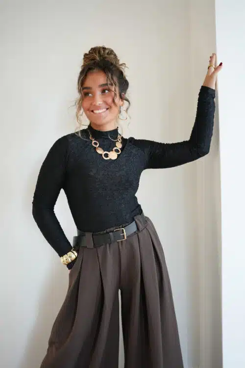 Alternative view of Lofty Manner Top Eliora Black