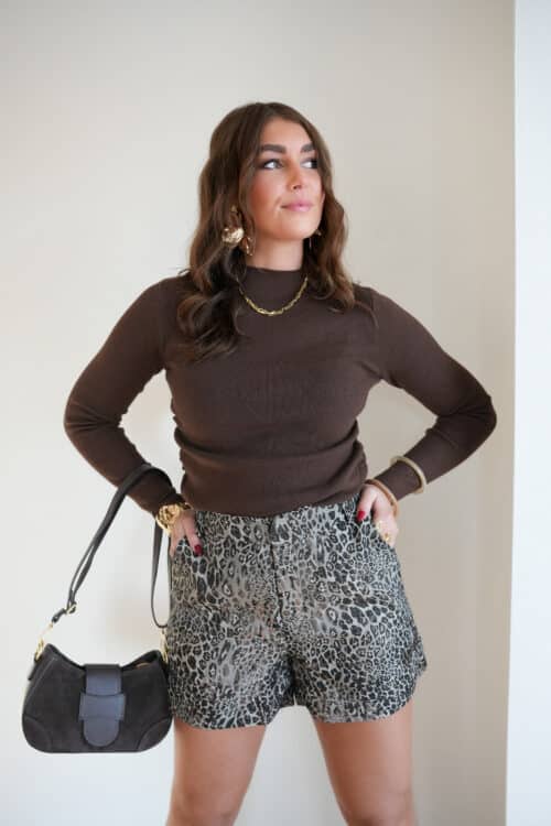 Lofty Manner Short Sanna Leopard