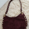 Maya Studs Bag Bordeaux