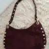 Maya Studs Bag Bordeaux