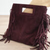 Franje Bag Bordeaux