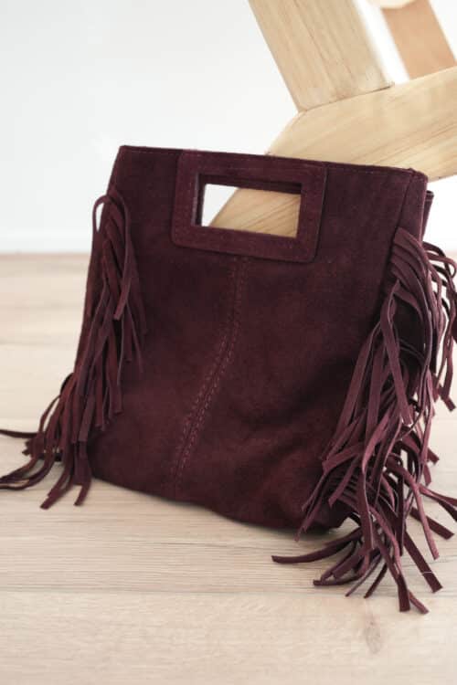 Franje Bag Bordeaux