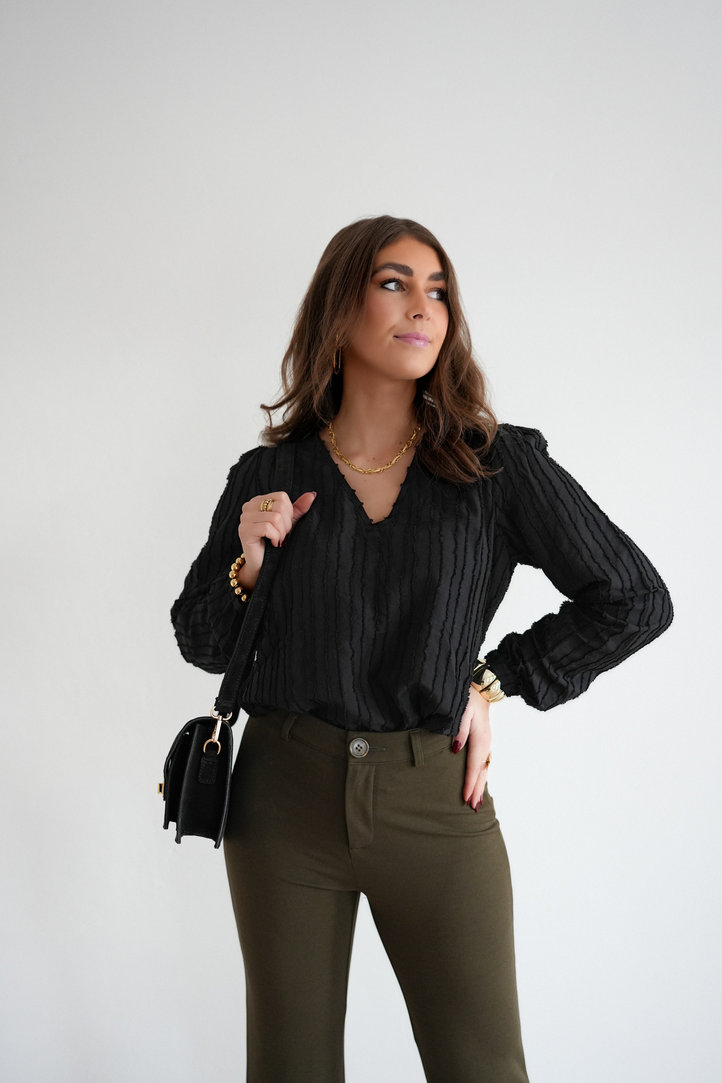 Lofty Manner Blouse Nancy Black