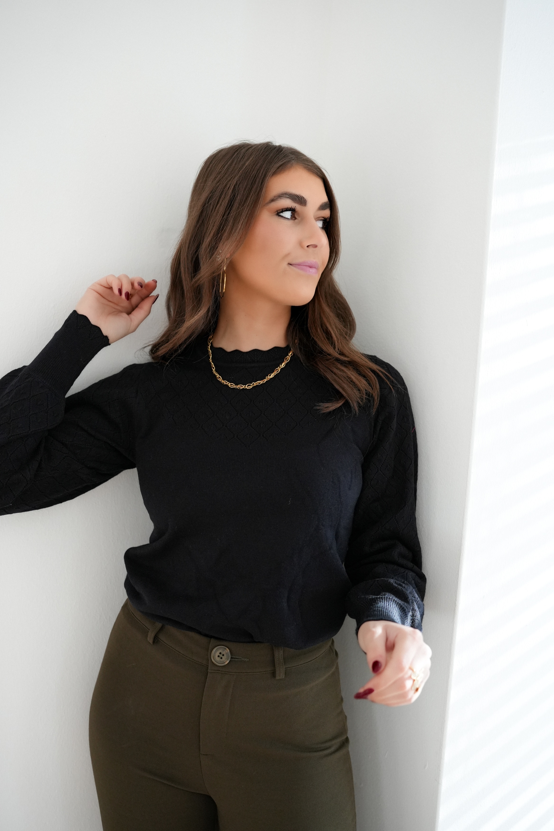 Lofty Manner Sweater Romy Black - Afbeelding 4