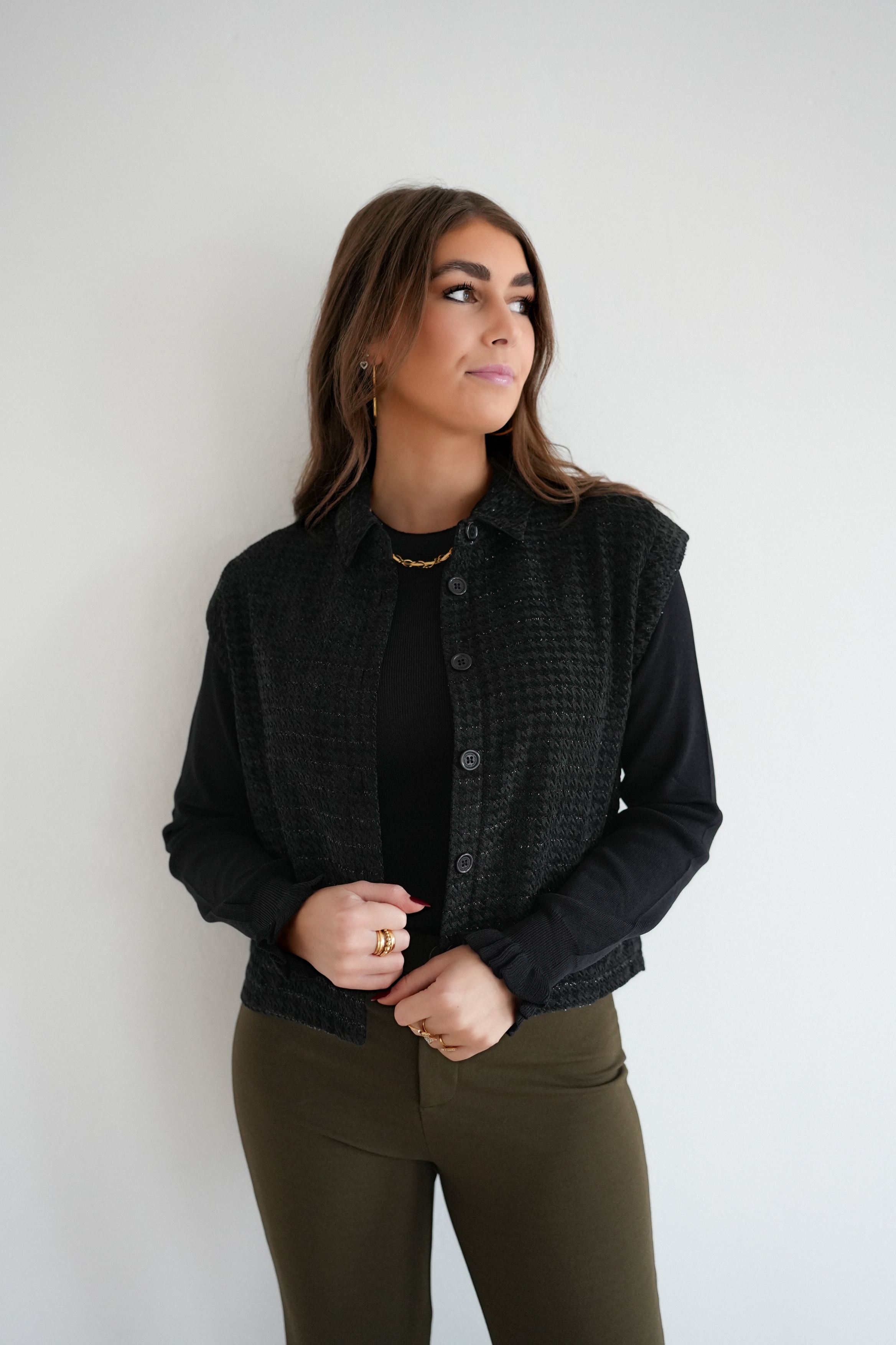 Lofty Manner Gilet Rosalee Black - Afbeelding 2