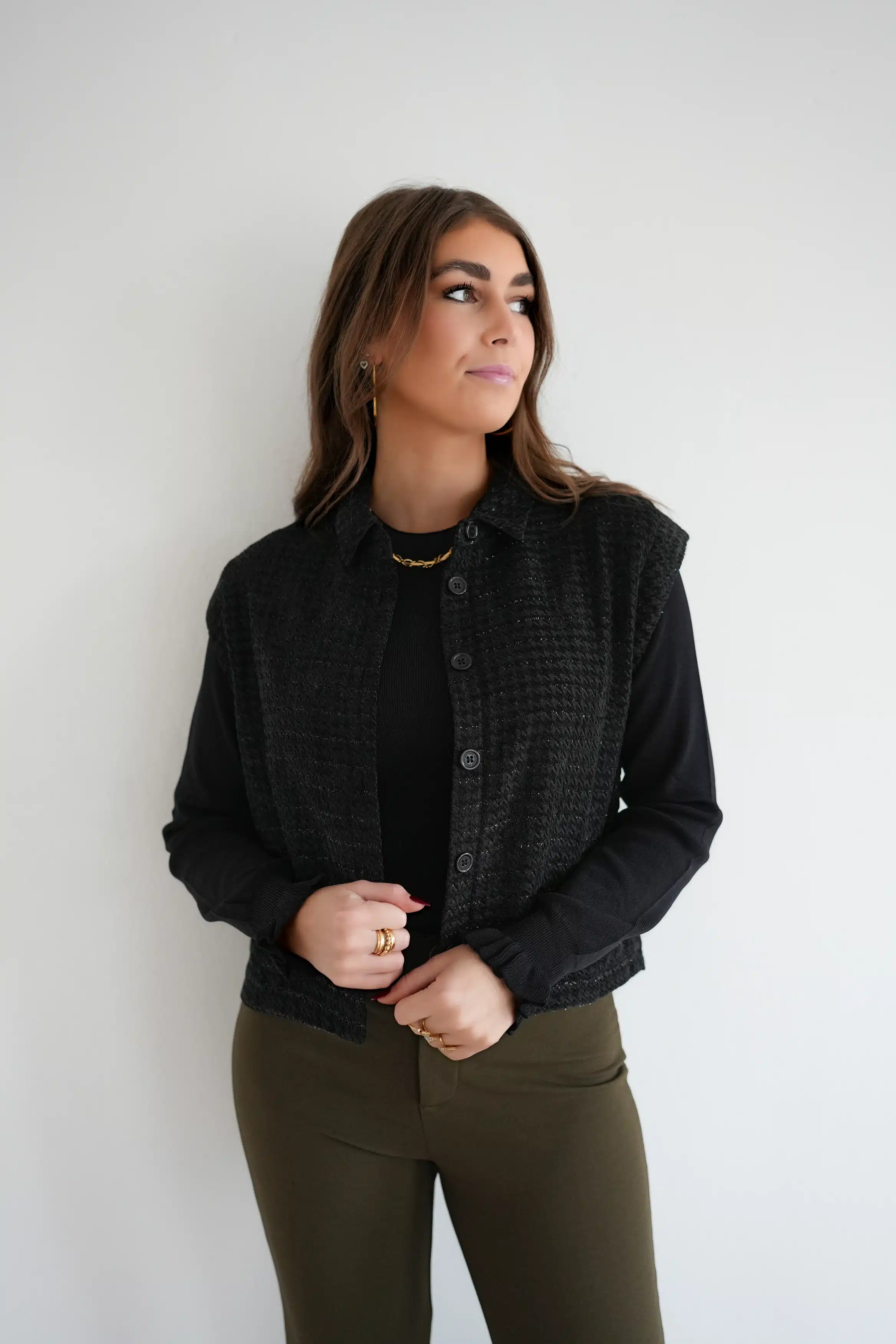 Lofty Manner Gilet Rosalee Black - Afbeelding 2