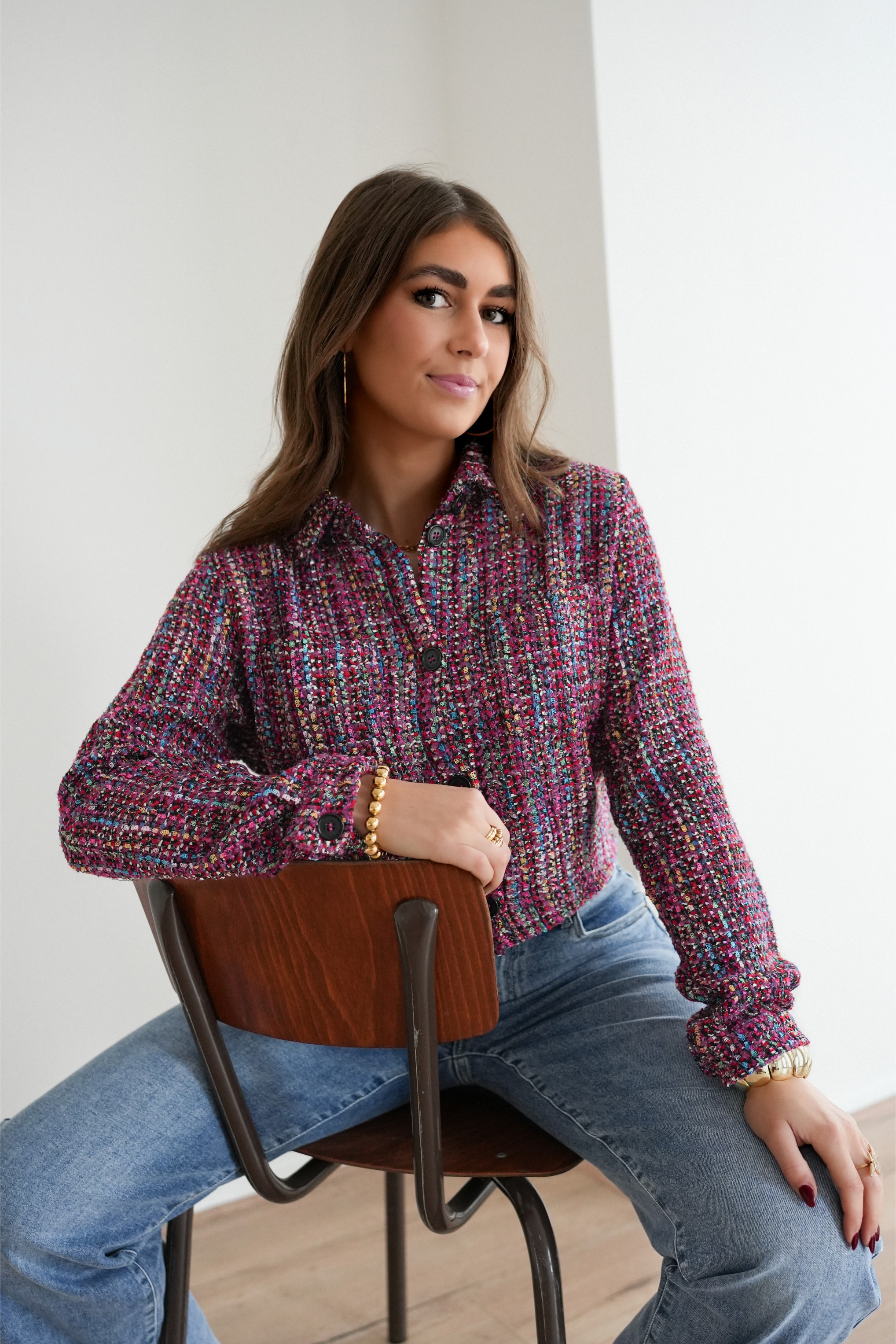 Lofty Manner Jacket Gianna Pink