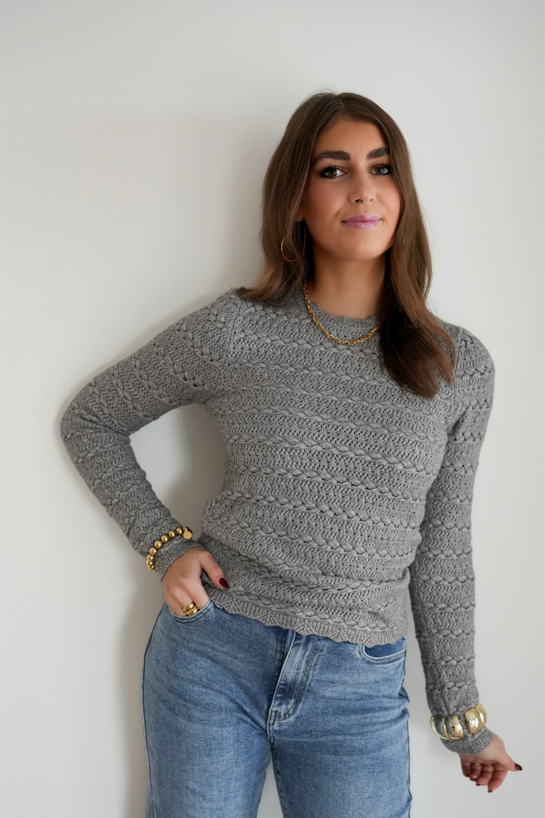Lofty Manner Sweater Marla Grey