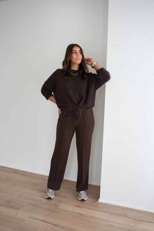 Alternative view of Alpaca Sweater Choco