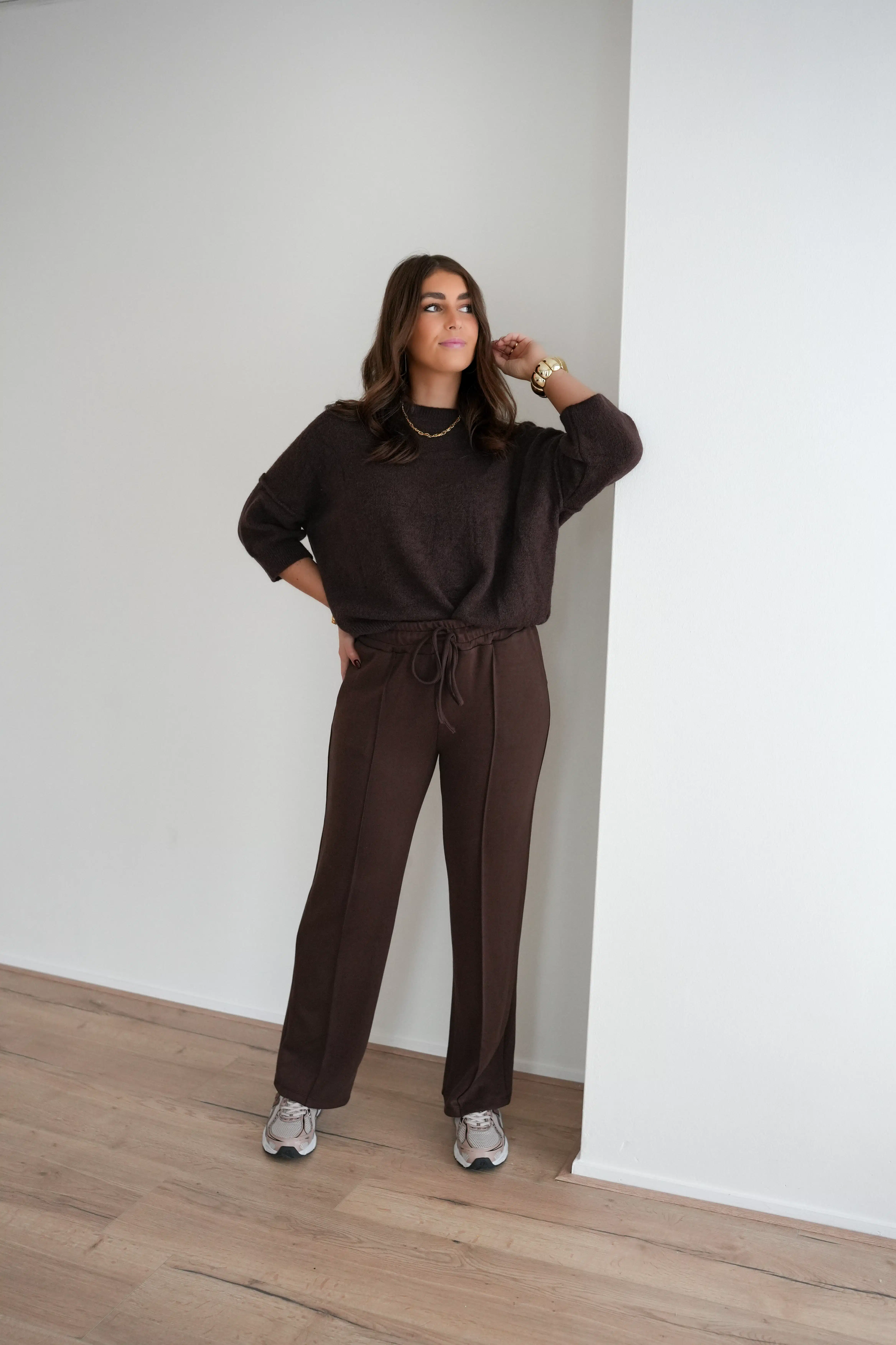 Alpaca Sweater Choco - Afbeelding 2