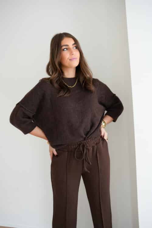 Alpaca Sweater Choco