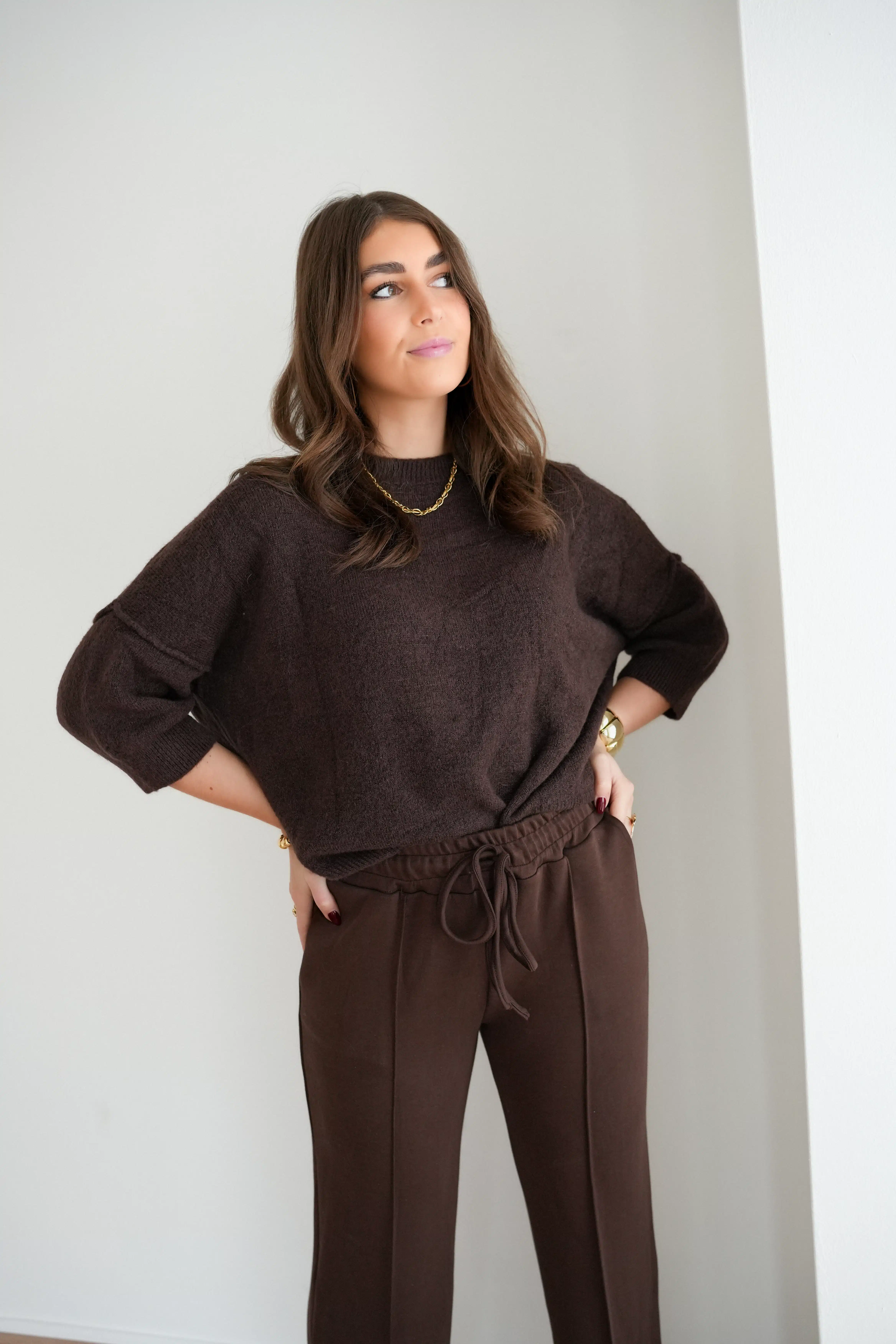 Alpaca Sweater Choco