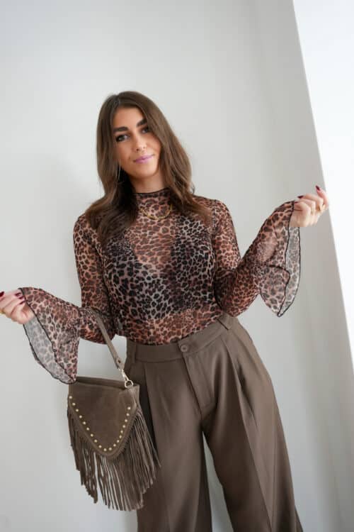 Rowie Mesh Top Leo ~