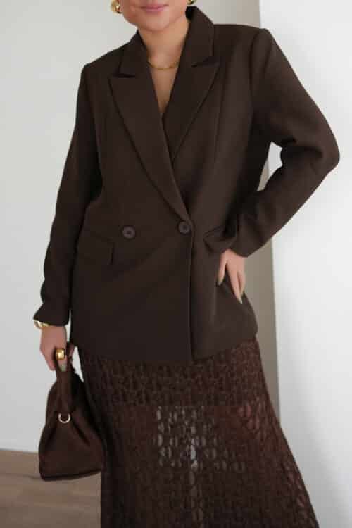 Mila Blazer Brown ~