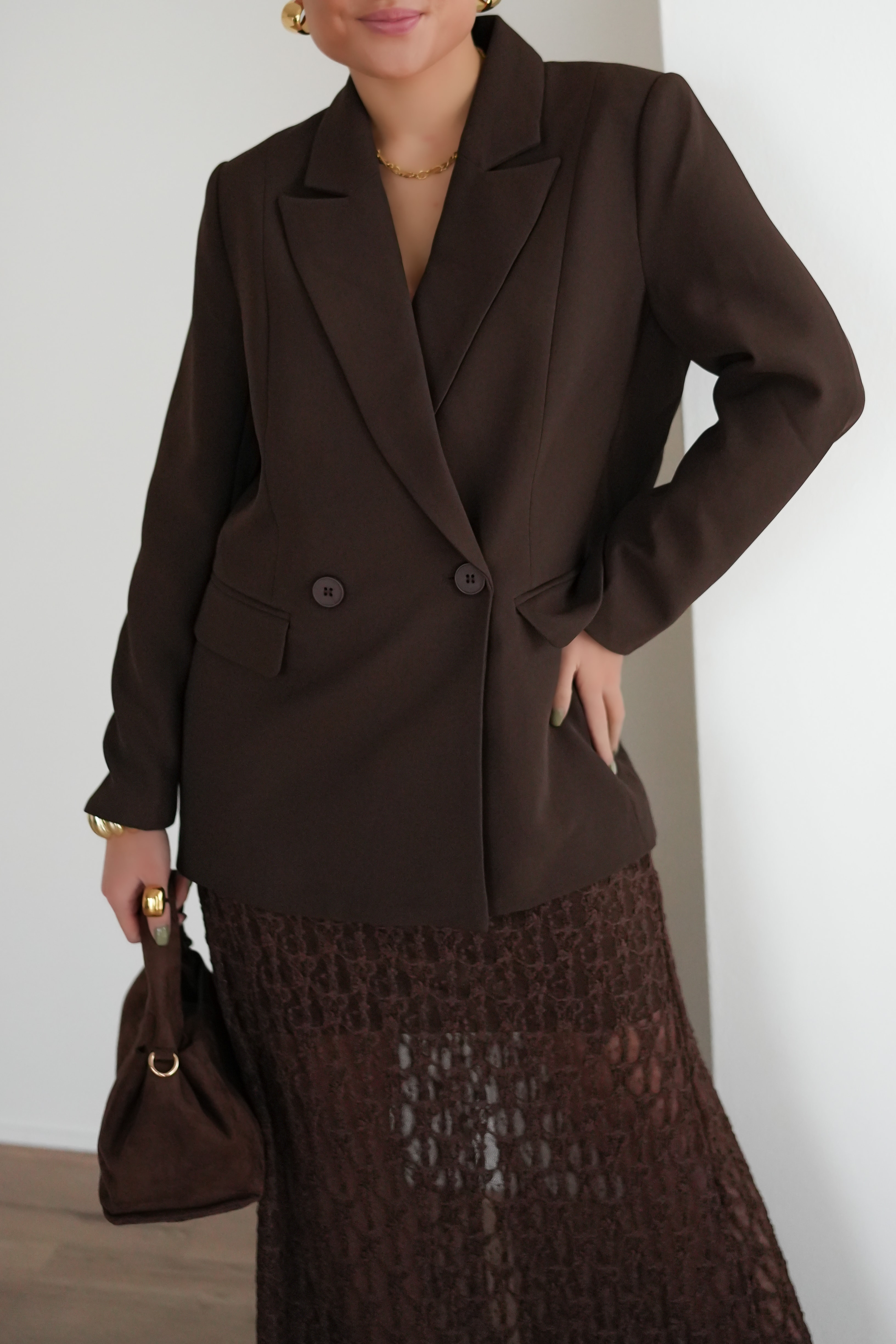 Mila Blazer Brown ~