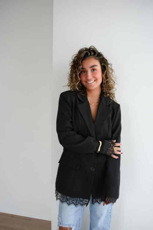 Sparkle Blazer Black