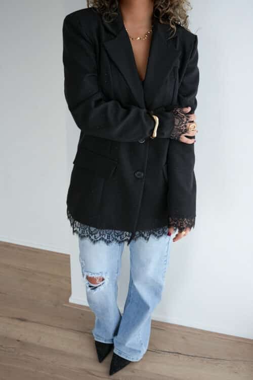 Alternative view of Sparkle Blazer Black