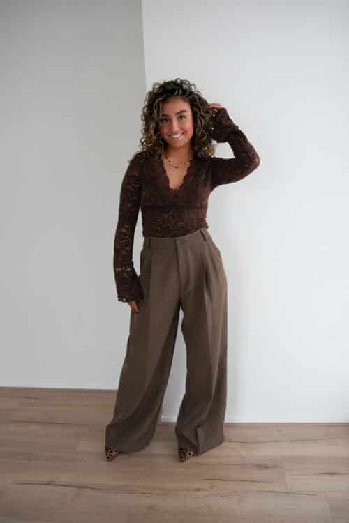 Alternative view of Maria Pantalon Brown