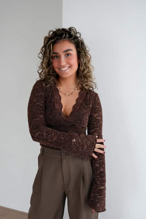 Sheila Lace Body Brown*