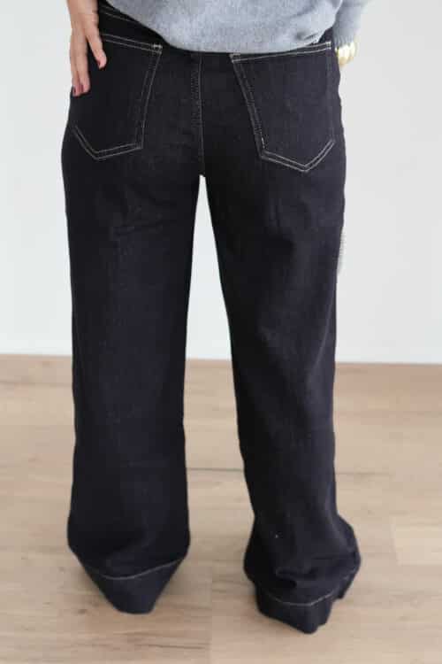 Alternative view of Zaza Straight Jeans Dark Blue 9090