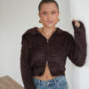 Niah Fluffy Zip Sweater^