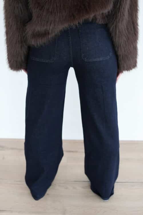 Alternative view of Nola Straight Jeans Dark Blue 7361