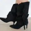 Franje Boots Black