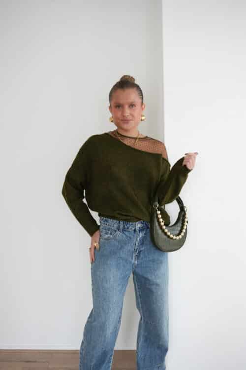 Alternative view of Jessie Sweater Khaki|