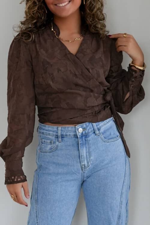 Lilou Brown Blouse |