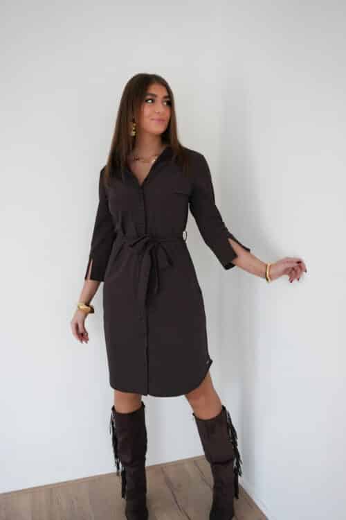 Mi Piace Dress Espresso