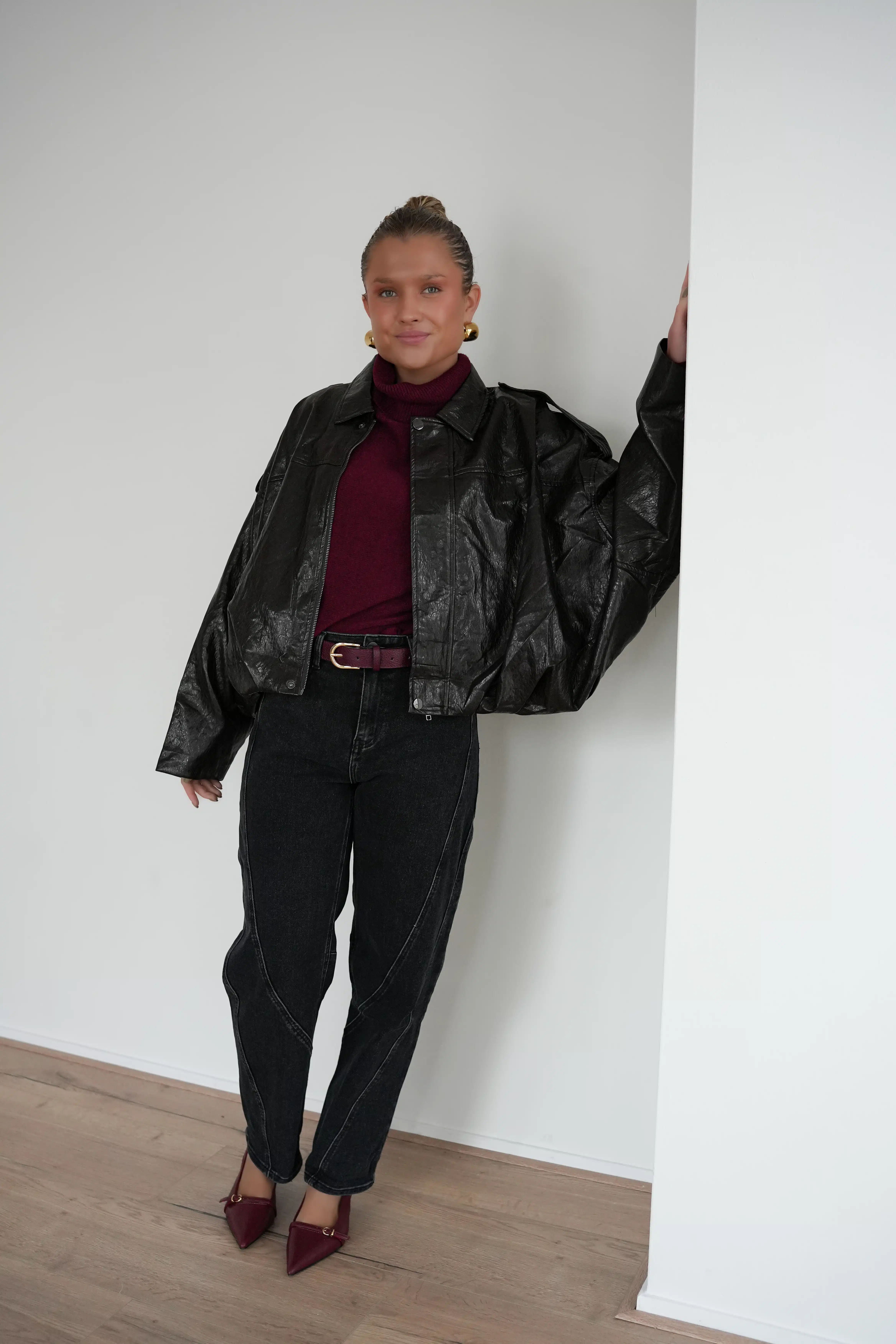 Alice Leatherlook Jacket Dark Brown^ - Afbeelding 7