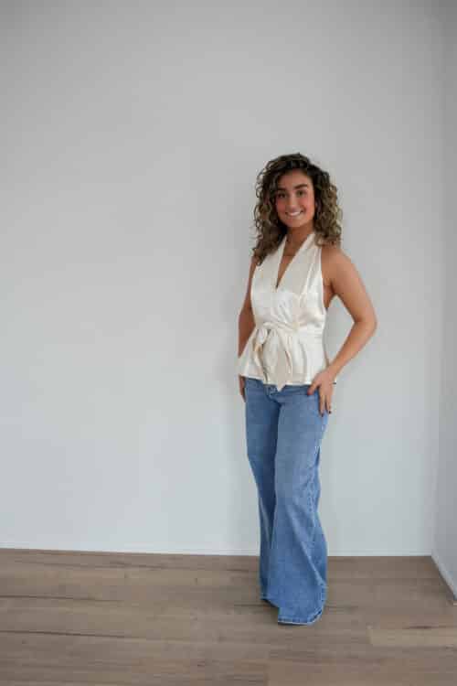 Alternative view of Halter Top Strik Champagne ^