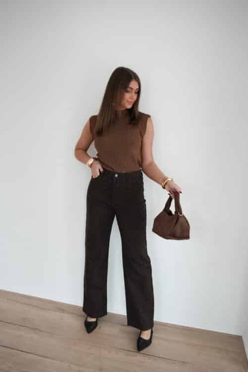 Alternative view of Ginny Leo Jeans Brown 9161